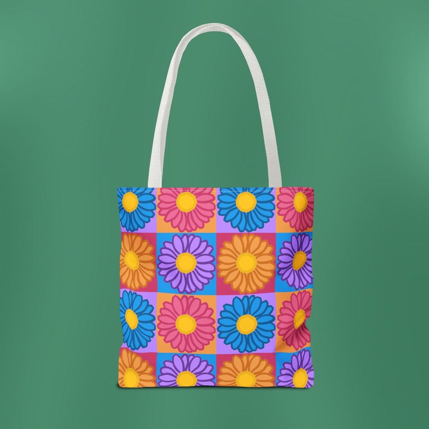 Isaiah 40:8 - Multi Daisy Tote Bag
