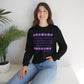 Isaiah 40:8 - Purple Daisy Women's Crewneck Sweatshirt
