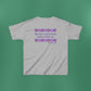 Isaiah 40:8 - Purple Daisy Girl's T-Shirt