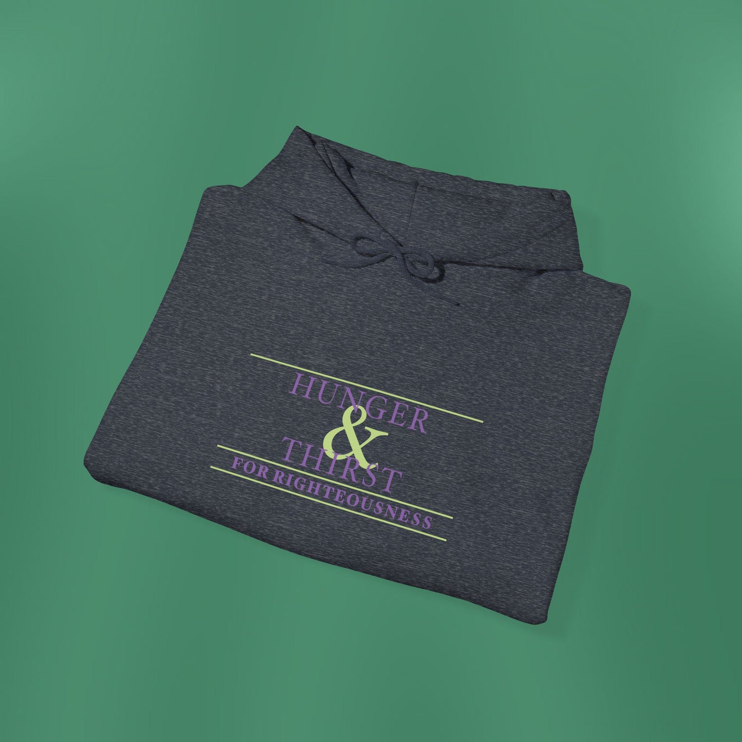 Hunger and Thirst - Purple Women's Hooded Sweatshirt