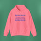 Isaiah 40:8 - Purple Daisy Hooded Sweatshirt