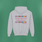 Isaiah 40:8 - Multi Daisy Girl's Hooded Sweatshirt