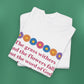 Isaiah 40:8 - Multi Daisy Cotton T-Shirt (Front Only)