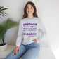 Isaiah 40:8 - Purple Daisy Women's Crewneck Sweatshirt