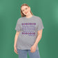 Isaiah 40:8 - Purple Daisy Cotton T-Shirt (Front Only)