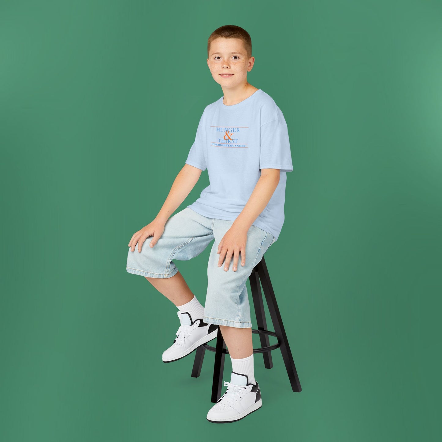 Hunger and Thirst - Blue Children's T-Shirt