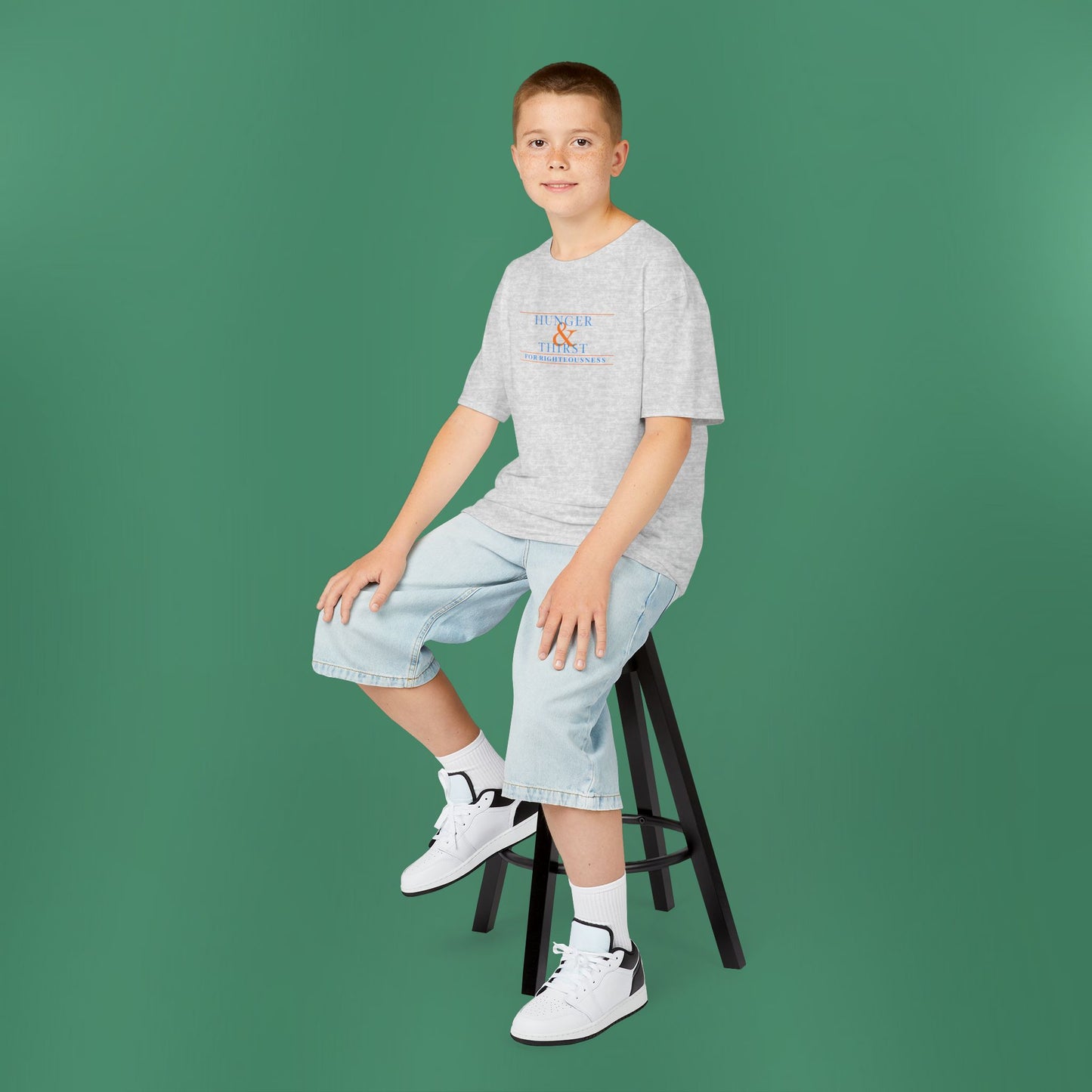 Hunger and Thirst - Blue Children's T-Shirt