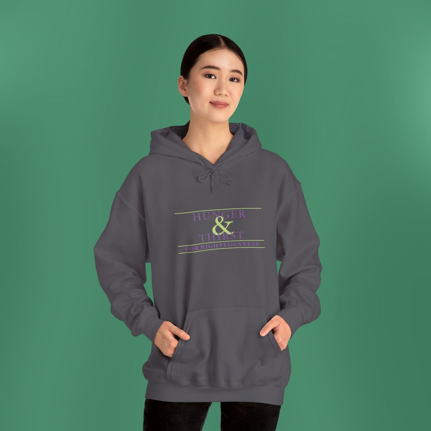 Hunger and Thirst - Purple Women's Hooded Sweatshirt