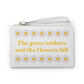 Isaiah 40:8 - Classic Daisy Clutch Bag