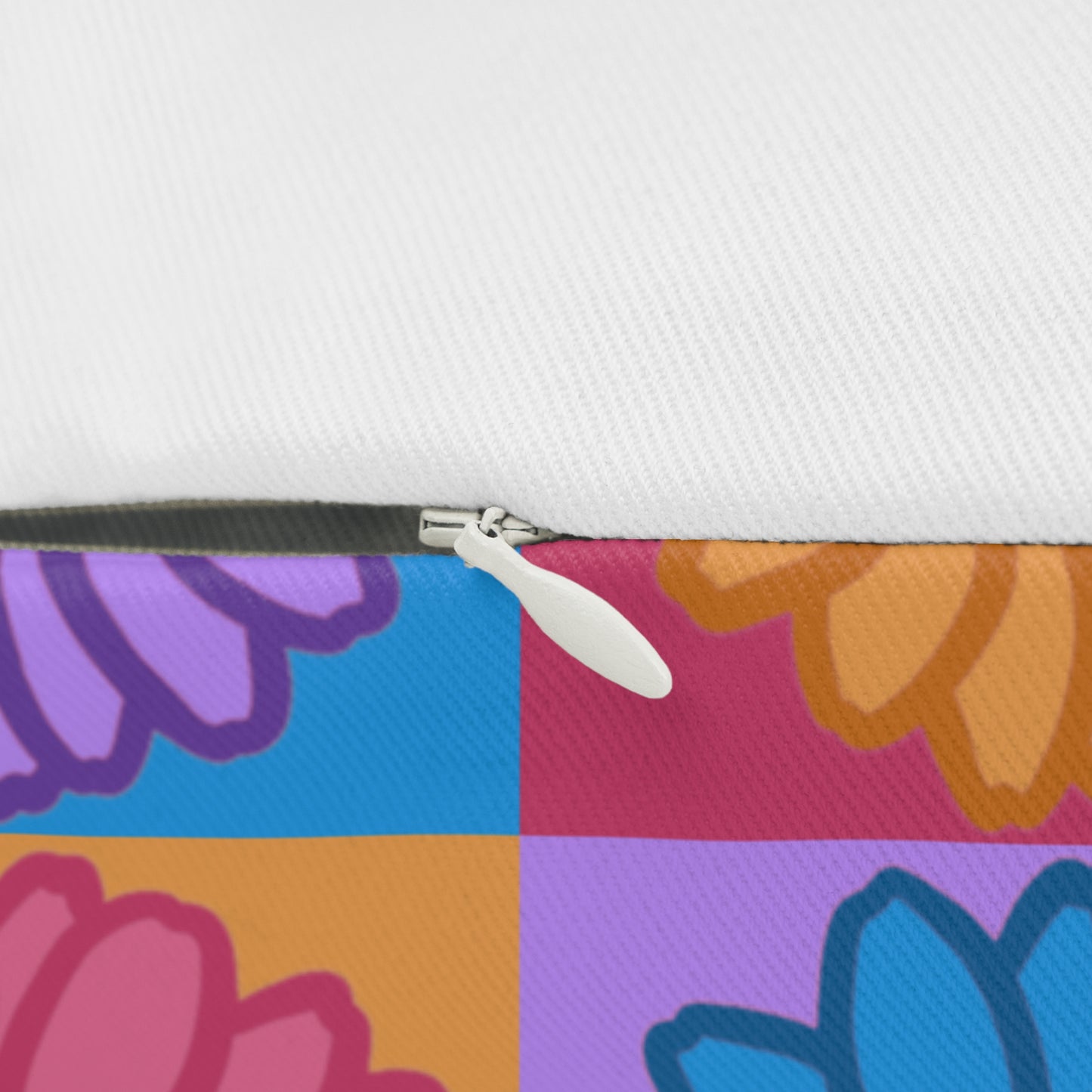 Isaiah 40:8 - Multi Daisy Throw Pillow