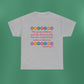 Isaiah 40:8 - Multi Daisy Cotton T-Shirt (Front Only)