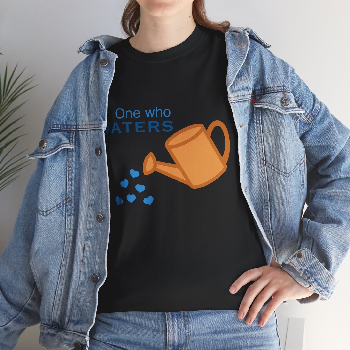 Psalm 11:25 - Blue Cotton T-Shirt