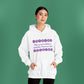 Isaiah 40:8 - Purple Daisy Hooded Sweatshirt
