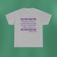 Isaiah 40:8 - Purple Daisy Cotton T-Shirt (Front Only)