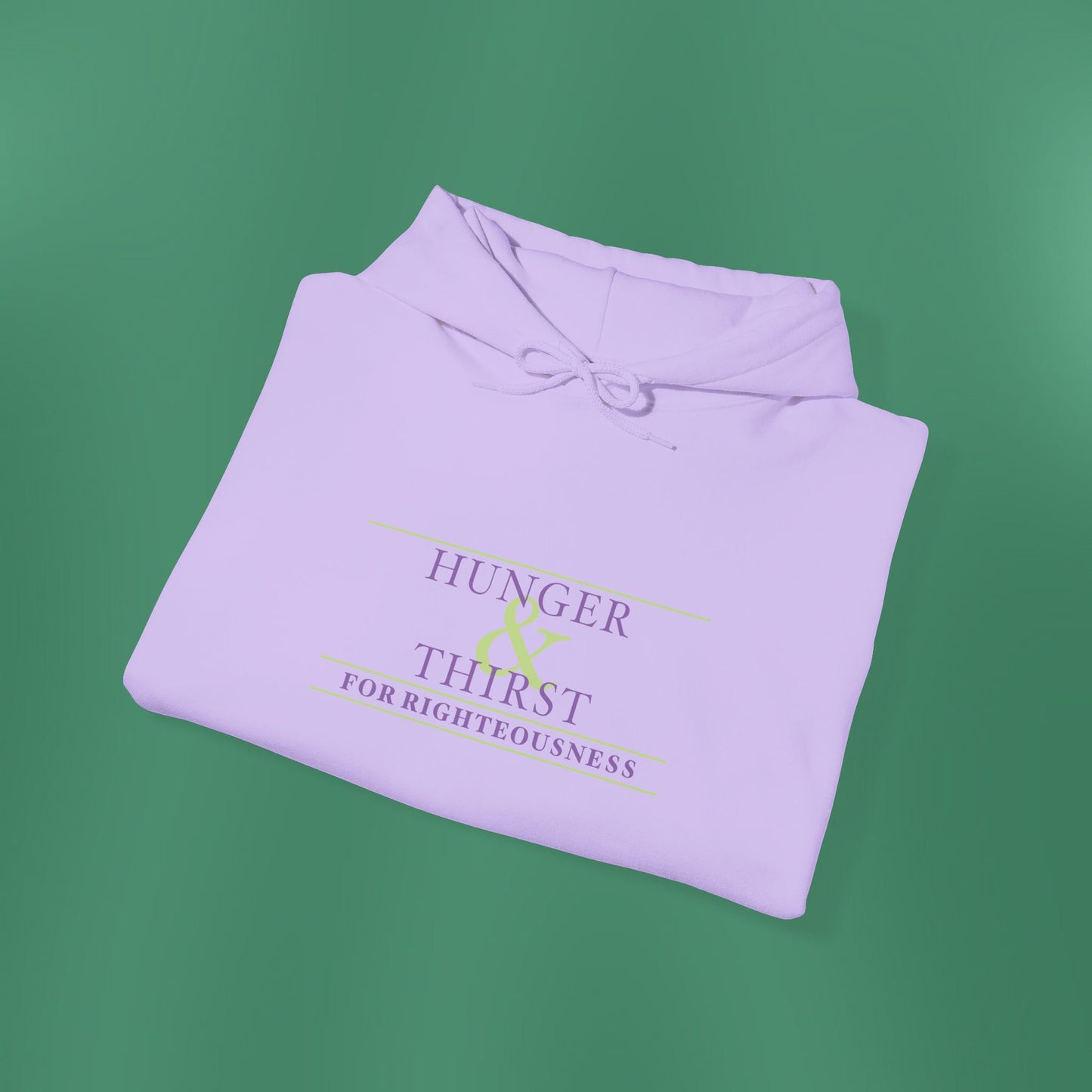 Hunger and Thirst - Purple Women's Hooded Sweatshirt