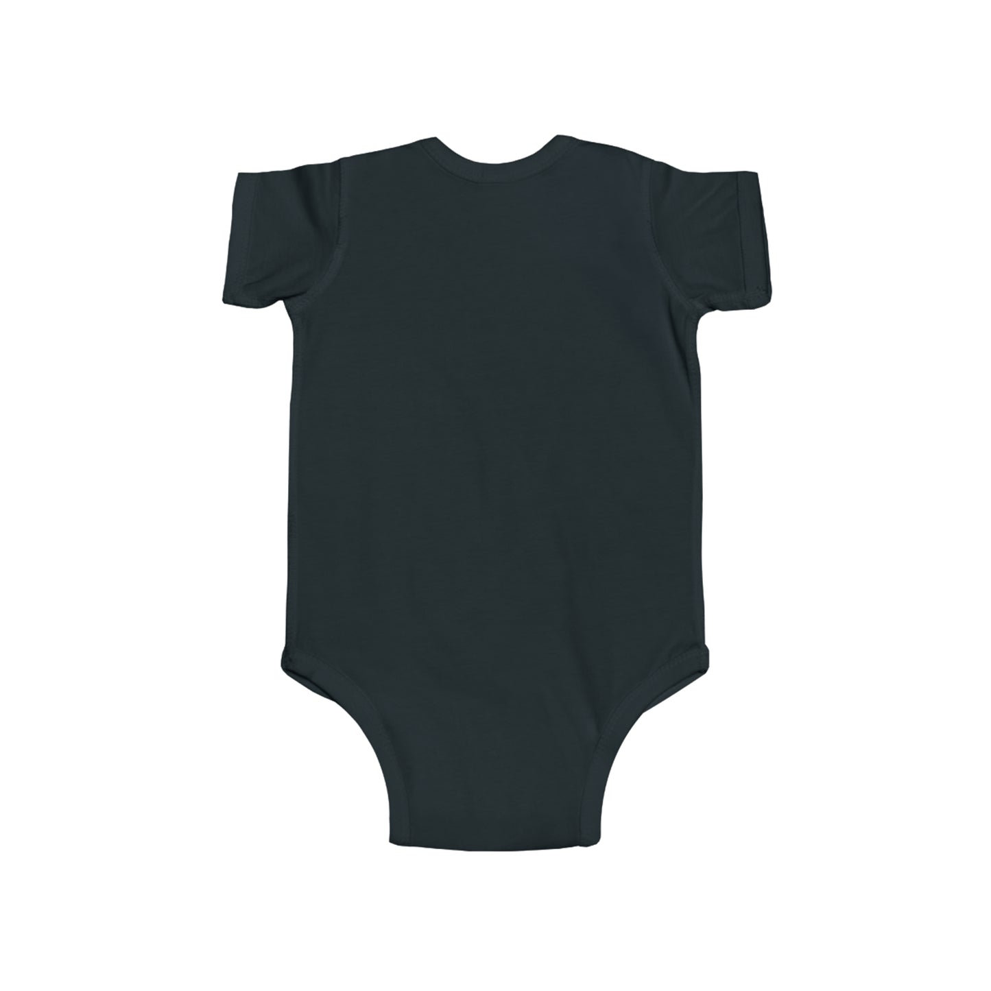 Fearfully and Wonderfully Made - Dark Grayscale Baby Onesie
