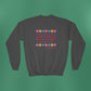 Isaiah 40:8 - Multi Daisy Girl's Crewneck Sweatshirt