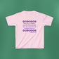 Isaiah 40:8 - Purple Daisy Girl's T-Shirt (Front Only)
