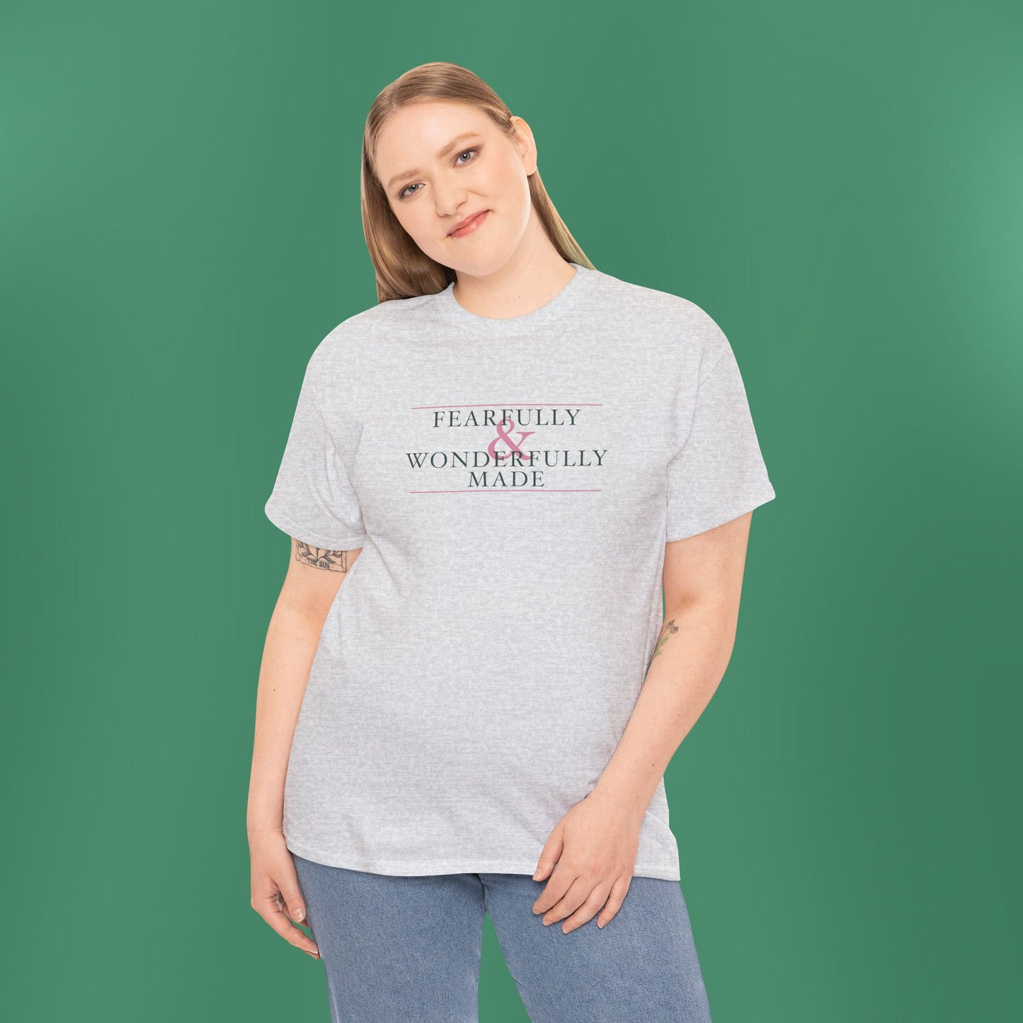 Fearfully and Wonderfully Made - Green Women's T-Shirt