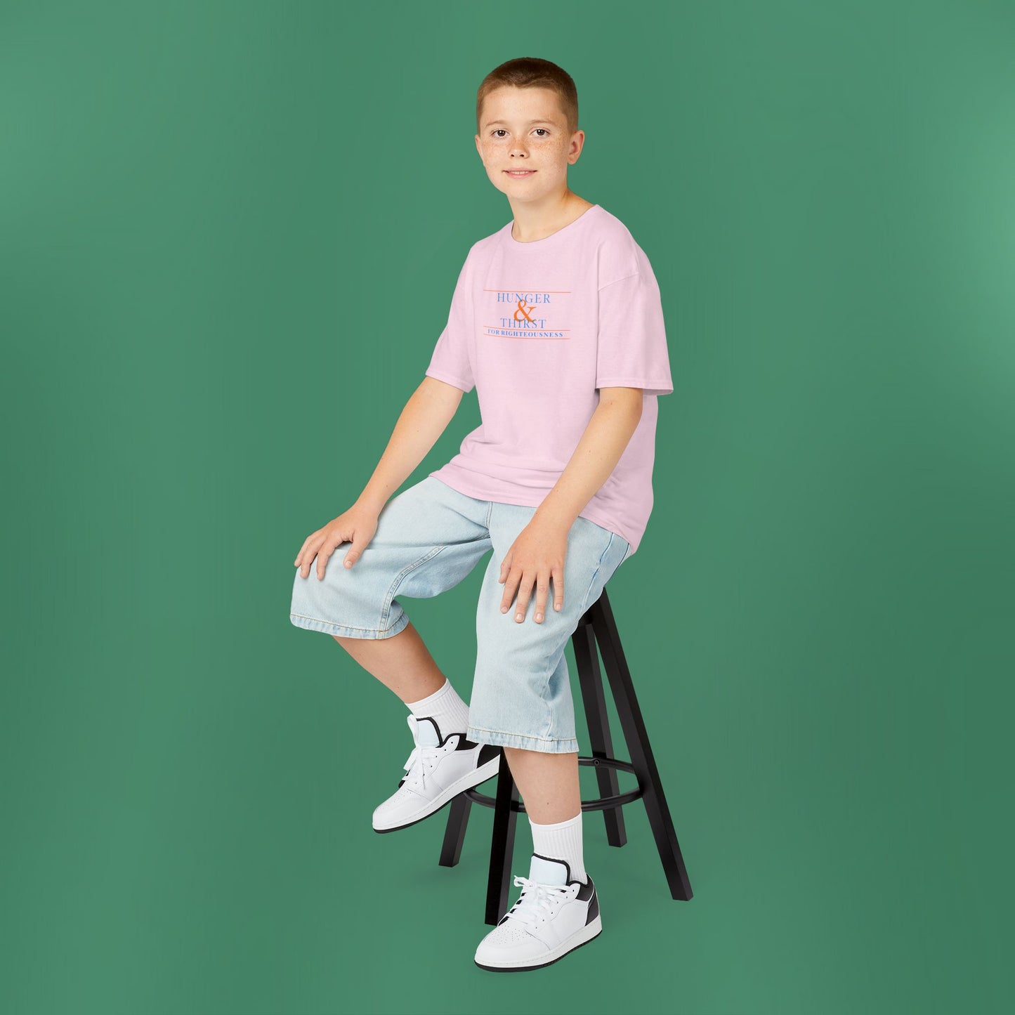 Hunger and Thirst - Blue Children's T-Shirt