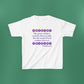 Isaiah 40:8 - Purple Daisy Girl's T-Shirt (Front Only)