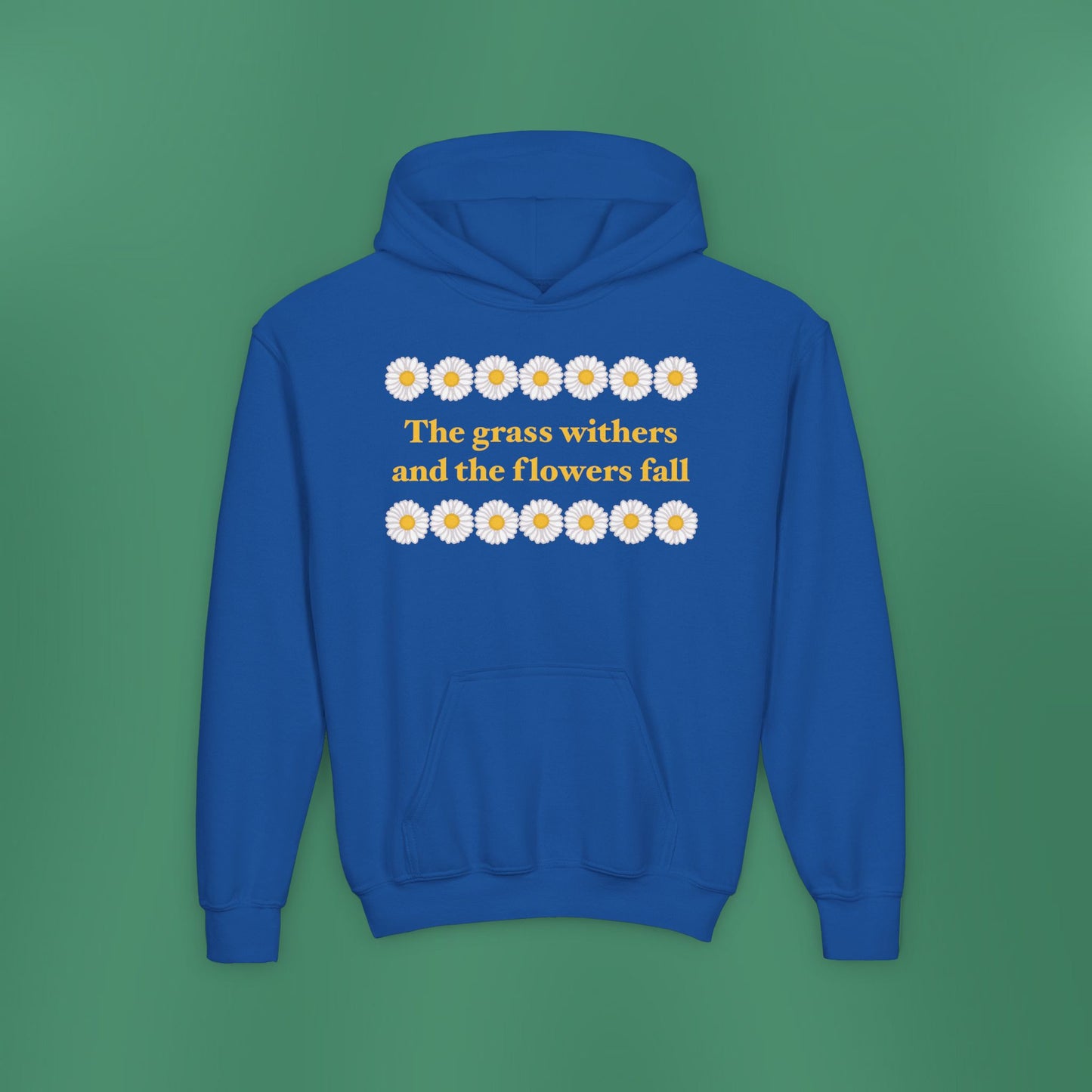 Isaiah 40:8 - Classic Daisy Girl's Hooded Sweatshirt