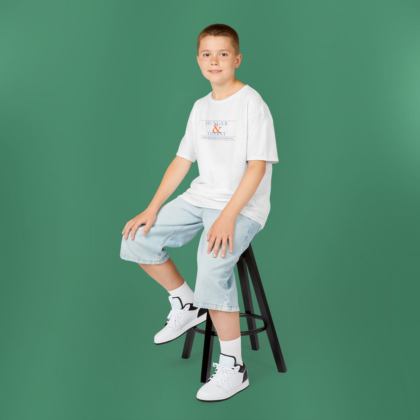 Hunger and Thirst - Blue Children's T-Shirt