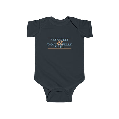 Fearfully and Wonderfully Made - Blue Baby Onesie
