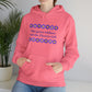 Isaiah 40:8 - Purple Daisy Hooded Sweatshirt