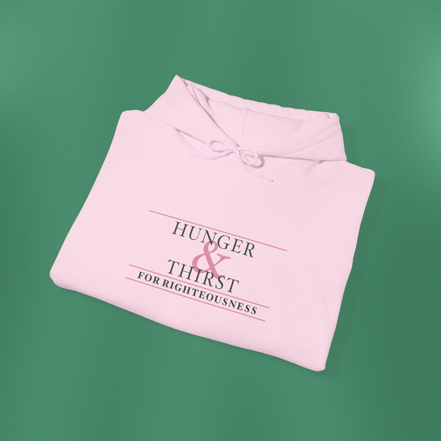 Hunger and Thirst - Green Women's Hooded Sweatshirt