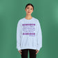 Isaiah 40:8 - Purple Daisy Women's Crewneck Sweatshirt