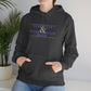 Fearfully and Wonderfully Made - Purple Women's Hooded Sweatshirt
