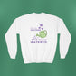 Psalm 11:25 - Purple Girl's Crewneck Sweatshirt