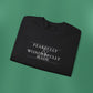 Fearfully and Wonderfully Made - Dark Grayscale Crewneck Sweatshirt
