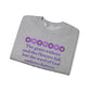 Isaiah 40:8 - Purple Daisy Women's Crewneck Sweatshirt