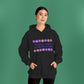 Isaiah 40:8 - Purple Daisy Hooded Sweatshirt