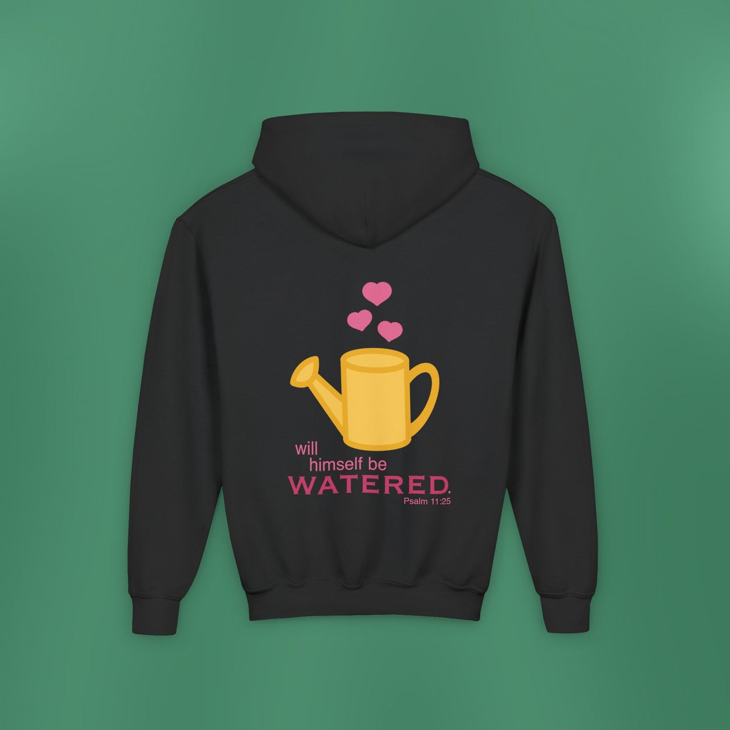 Psalm 11:25 - Pink Girl's Hooded Sweatshirt