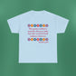 Isaiah 40:8 - Multi Daisy Cotton T-Shirt (Front Only)