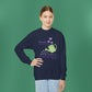 Psalm 11:25 - Purple Girl's Crewneck Sweatshirt