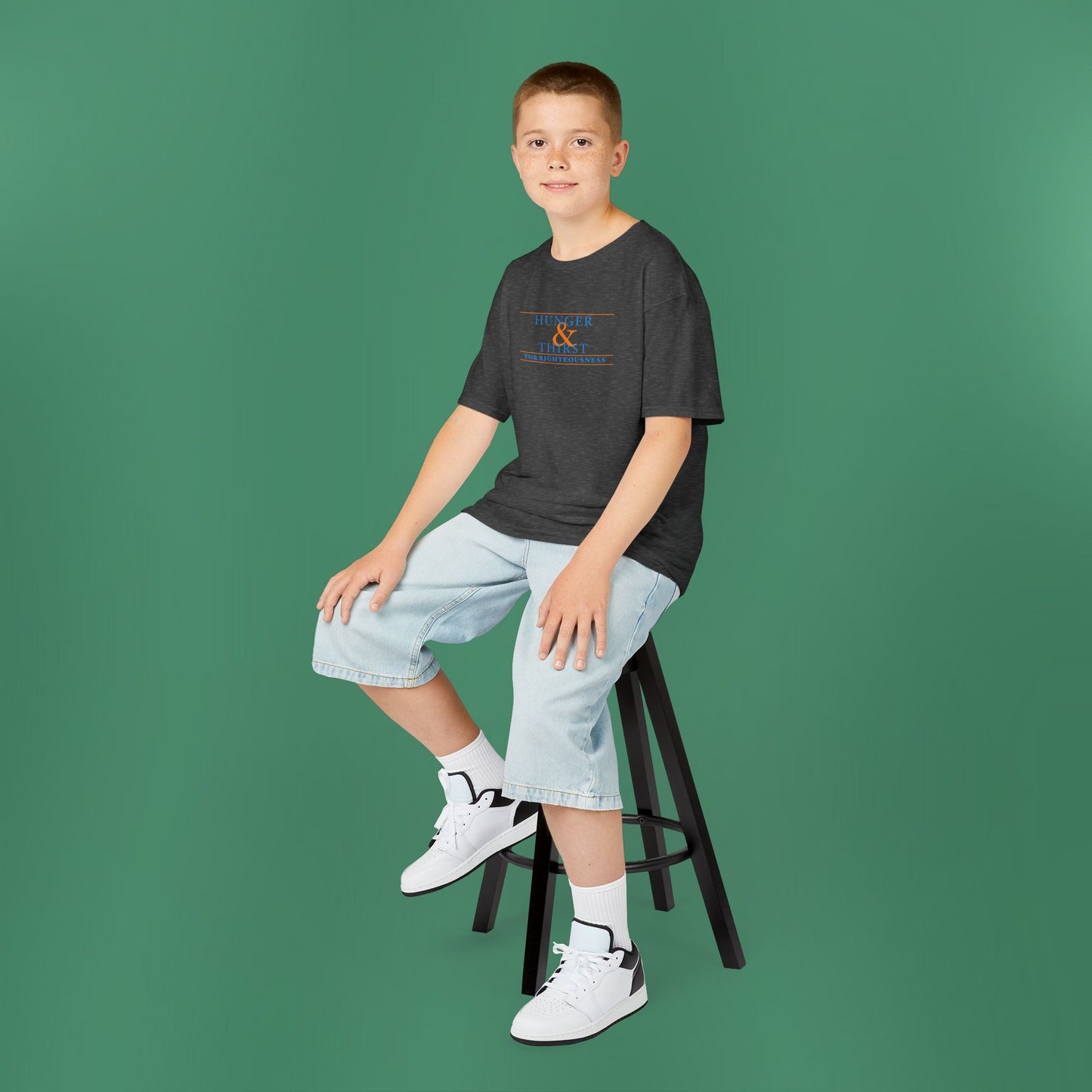 Hunger and Thirst - Blue Children's T-Shirt