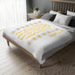 Isaiah 40:8 - Classic Daisy Velveteen Microfiber Blanket