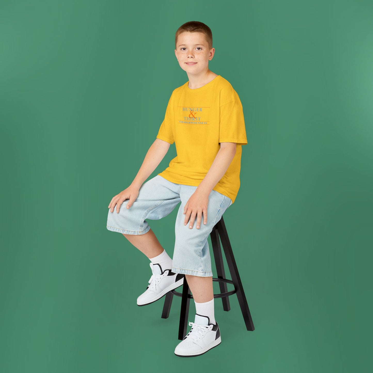 Hunger and Thirst - Blue Children's T-Shirt