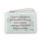 Proverbs 31:30 - Green Clutch Bag