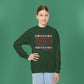 Isaiah 40:8 - Multi Daisy Girl's Crewneck Sweatshirt