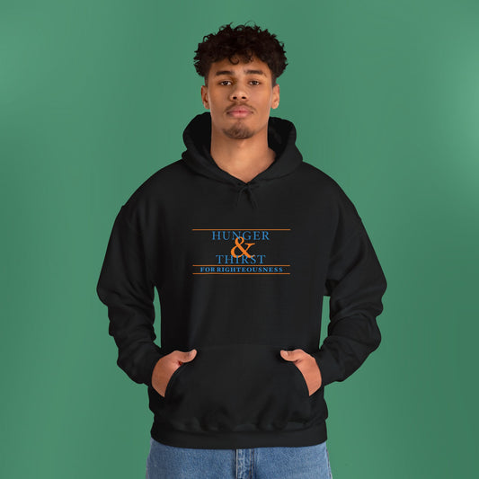 Hunger and Thirst - Blue Hooded Sweatshirt