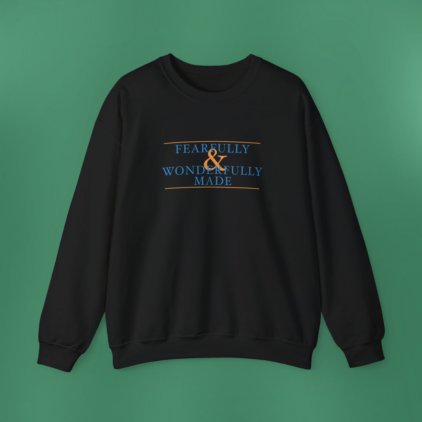 Fearfully and Wonderfully Made - Blue Crewneck Sweatshirt