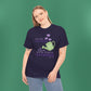 Psalm 11:25 - Purple Cotton T-Shirt (Front Only)