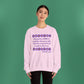 Isaiah 40:8 - Purple Daisy Women's Crewneck Sweatshirt