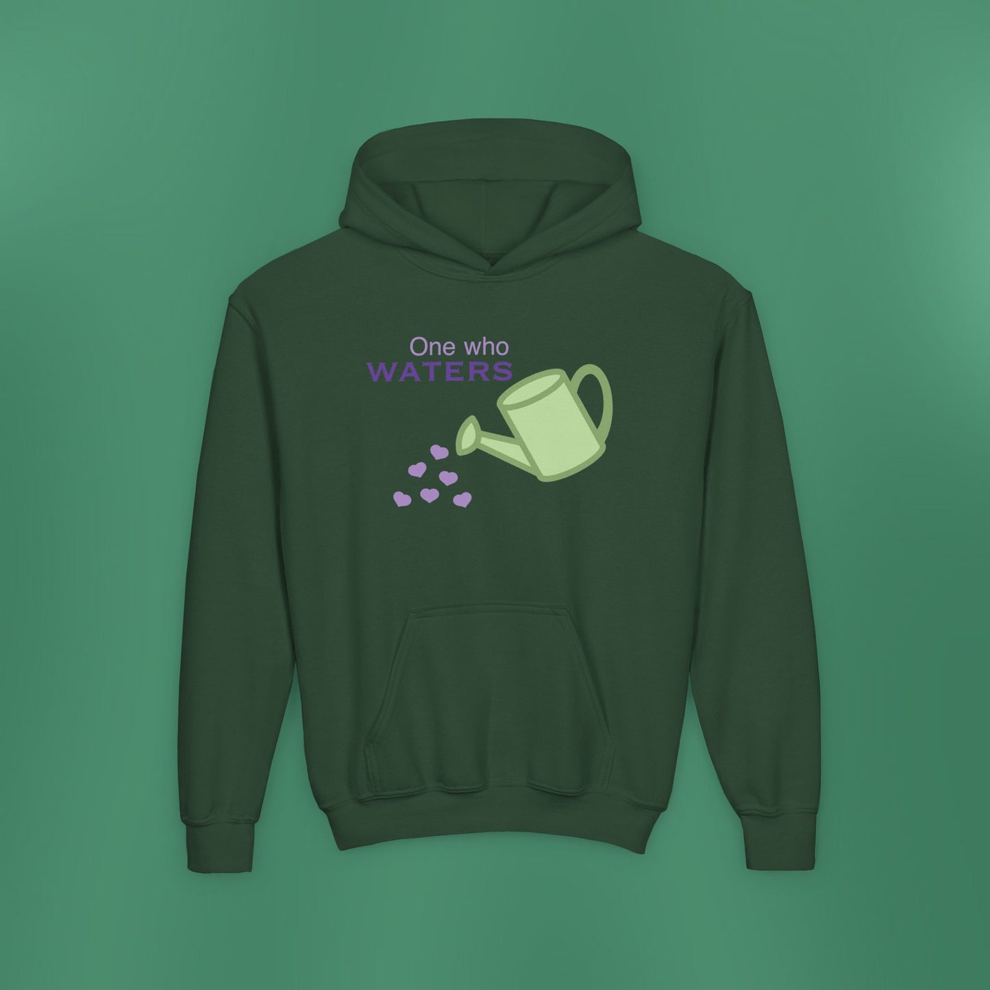 Psalm 11:25 - Purple Girl's Hooded Sweatshirt