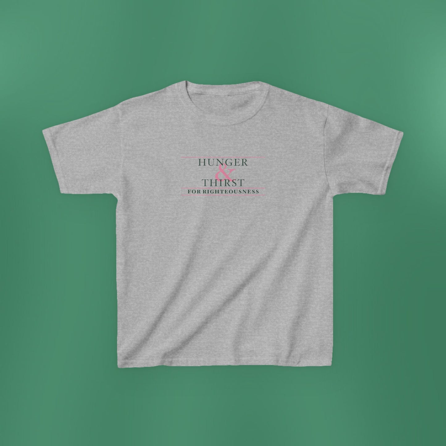 Hunger and Thirst - Green Girl's T-Shirt